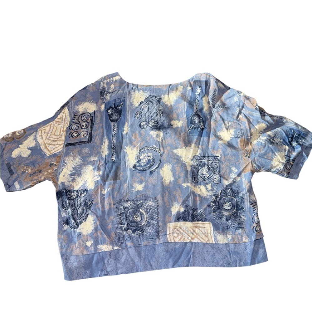 Casual Corner Patterned Blouse - Picture 3 of 4